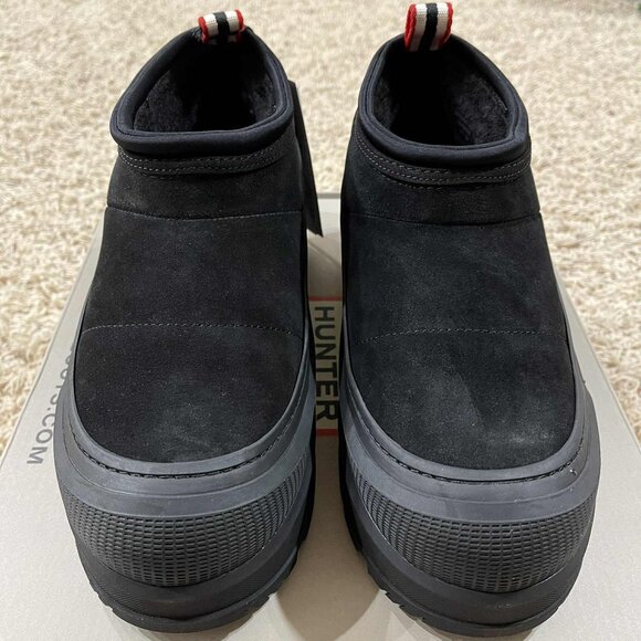 Hunter Women's Askern Waterproof Slip-On Booties Shoes Black, Size 9M (New) - Picture 7 of 15